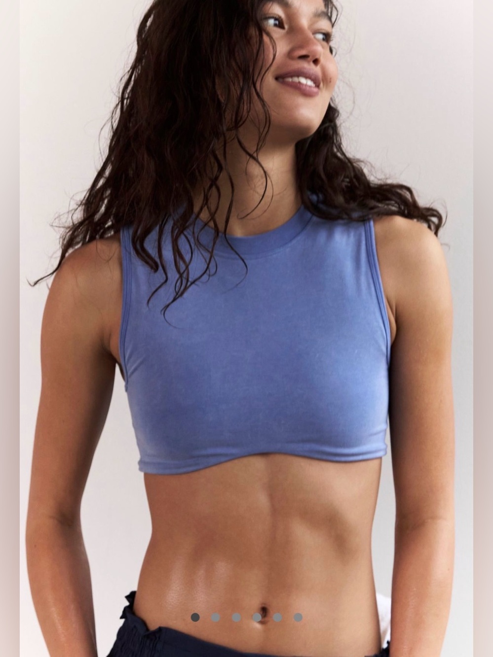 Free People Go To Smooth Cropped Muscle